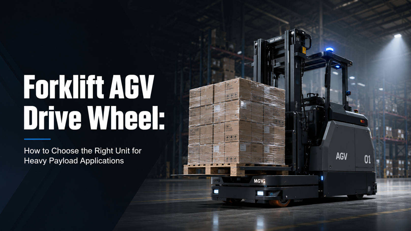 Forklift AGV Drive Wheel: How to Choose the Right Unit for Heavy Payload Applications