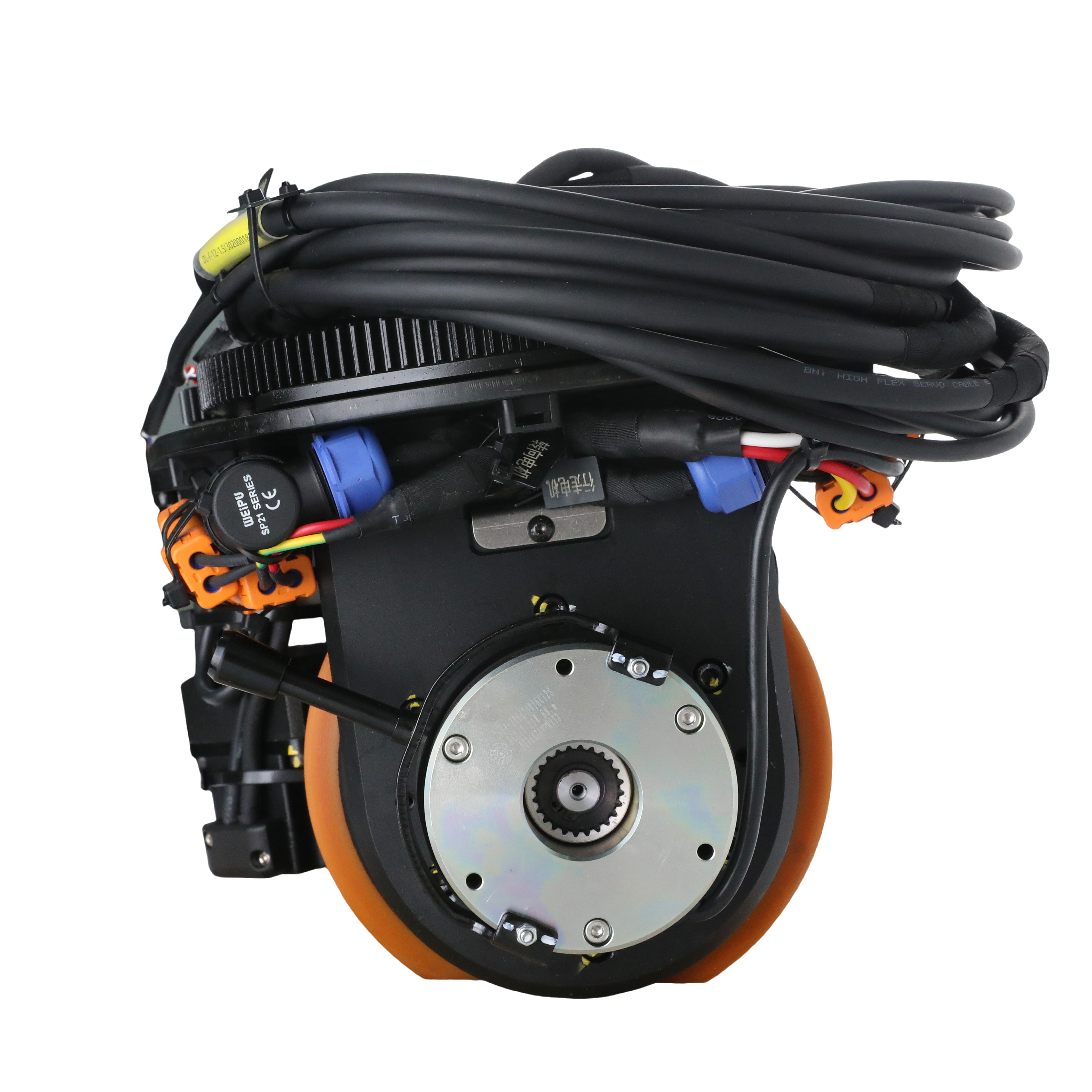 Applied to the steering wheel on heavy-duty AGV-2