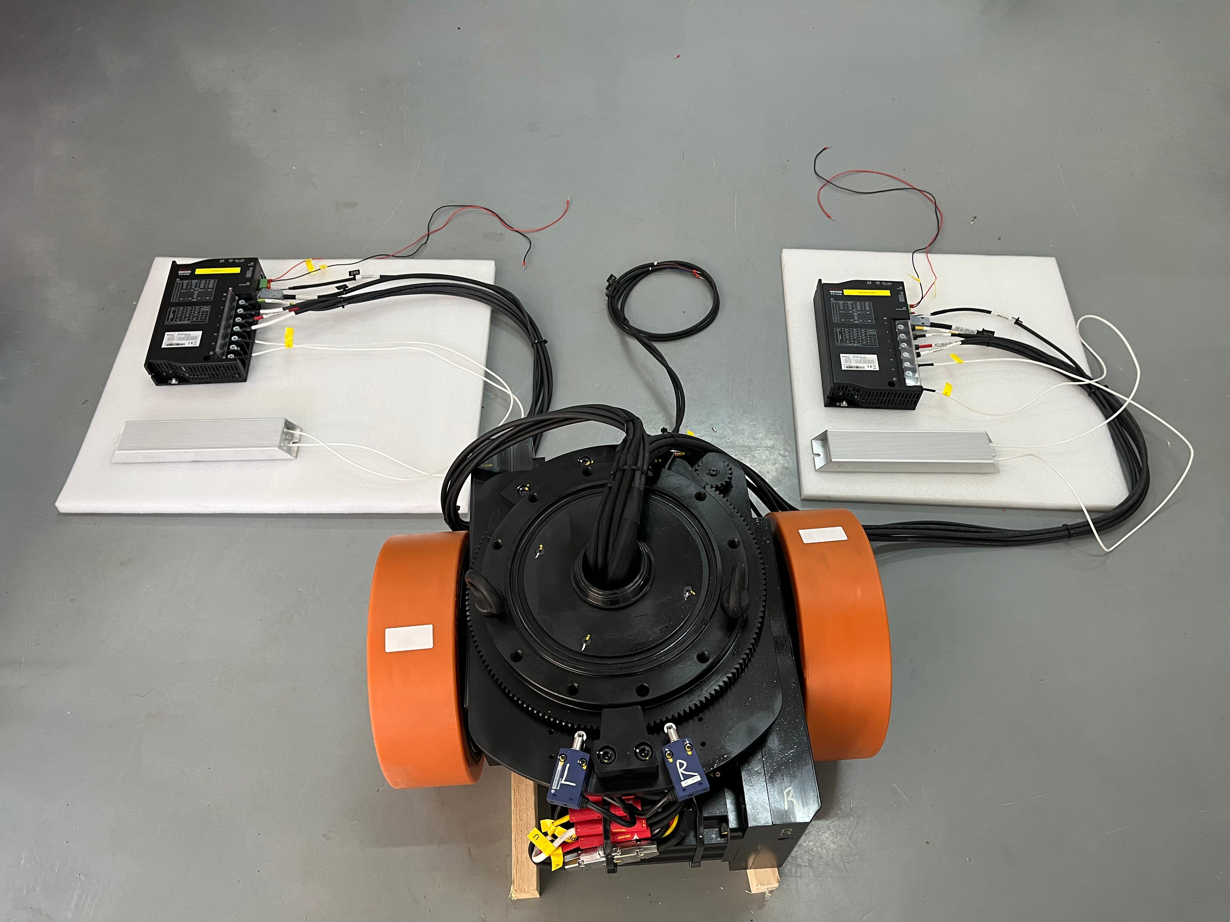 AGV Drive Module with Integrated Motor and Driver