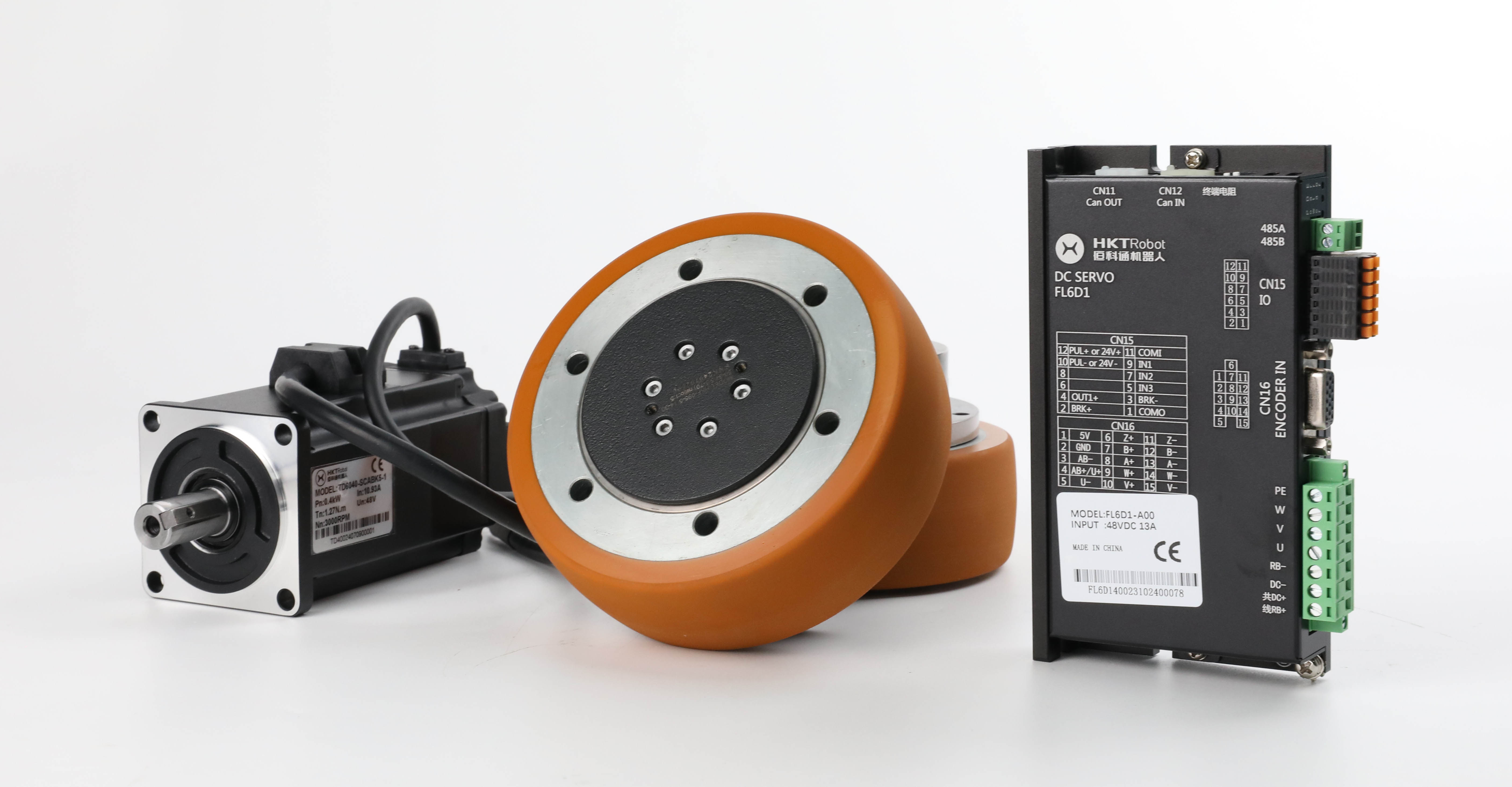 Planetary Gear Drive Wheels for AGVs: 120kg Single Wheel Load