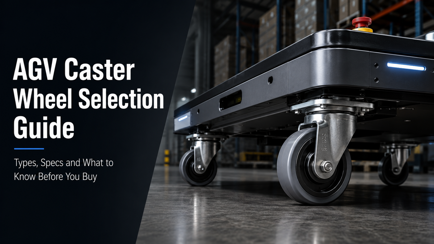 AGV Caster Wheel Selection Guide: Types, Specs and What to Know Before You Buy