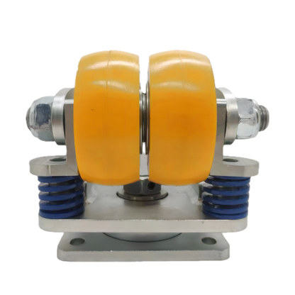 AGV Shock Absorbing Dual Wheel Caster for Manufacturing & Warehousing