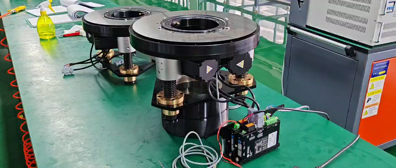 Cargar video: Durable AGV Drive Wheel: 1000kg Load, X-Type Planetary Reducer, Efficient